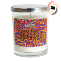 4x Candles Special Blue Vanilla Chronic Smoke Odor Eliminator Candle | 14.8oz - £38.42 GBP