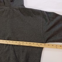 RVCA Men's Gray Drawstring Pullover Hoodie Sweatshirt Measured Chest 48" image 10