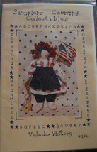 Pattern: Valeda Victory a Primitive Rag Doll Red White Blue - £5.50 GBP