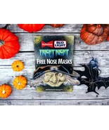 Budweiser Bud Light Halloween Fright Night Promo Witch Bat Nose Mask 1989 - $264.64 MXN