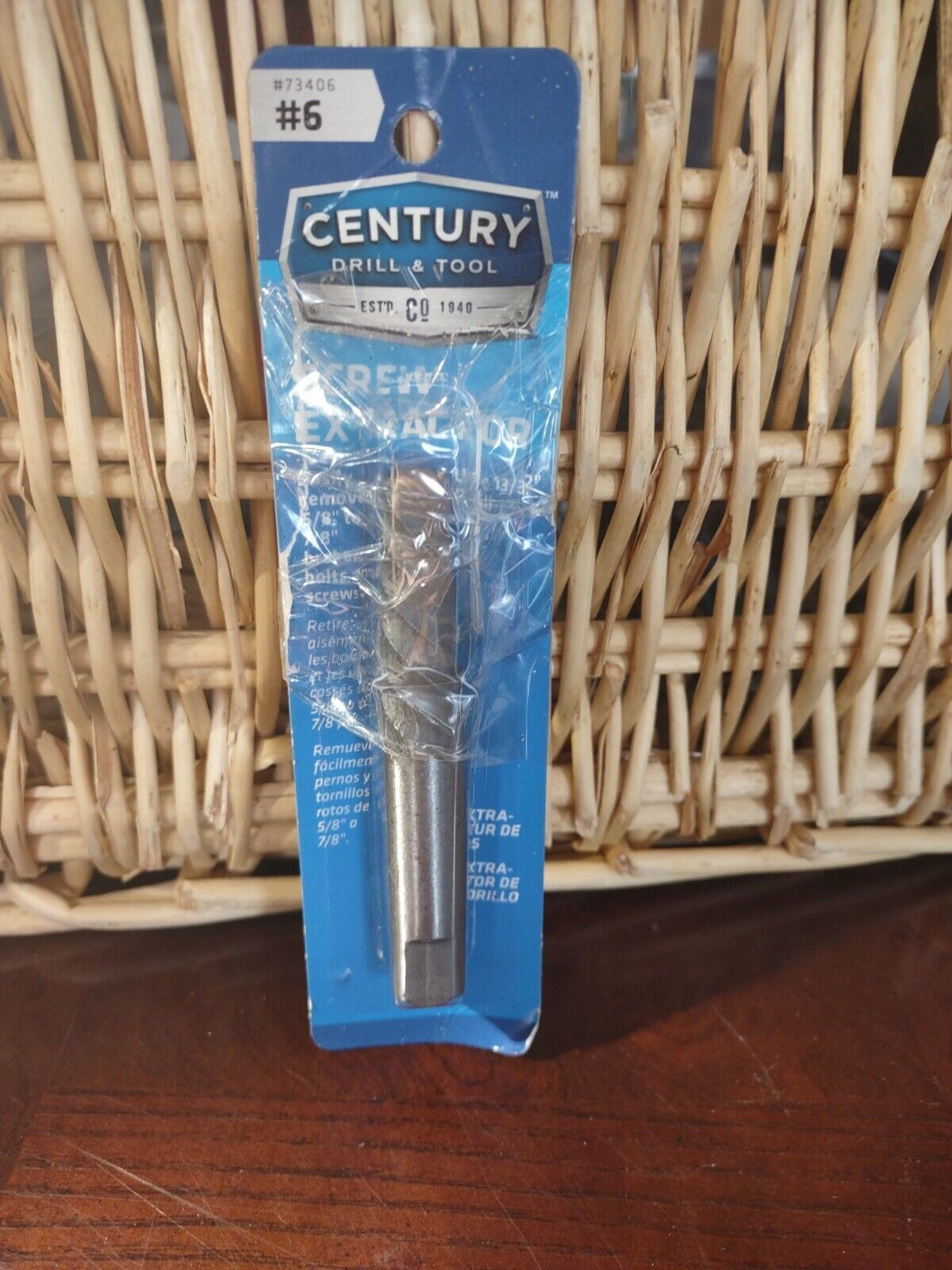 Century Drill 73406 Spiral Flute Screw Extractor, #6 - $20.67