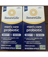 2x RenewLife Men’s Care Probiotic 50 Billion CFU 60 cap exp 2/26 - $399.40 MXN
