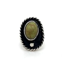 Green Stone Ring - £774.27 GBP