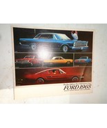 1965 FORD DEALER BROCHURE Booklet Mustang Falcon Fairlane Thunderbird Ca... - $259.83 MXN
