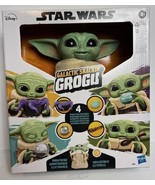 Star Wars The Mandalorian Galactic Snackin&#39; Grogu Animatronic Interactiv... - $624.84 MXN