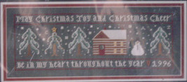 Counted Cross Stitch Pattern &quot;Christmas Cheer&quot;  190 stiches x 72 stitche... - $5.69