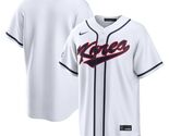 Nike MLB Jersey Korea Home Team Front Unisex Sports Casual Top Tee White... - $197.91