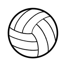 2x Volleyball ball Logo Decal Sticker Different colors &amp; size for Car/Wi... - $80.48 MXN+