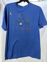 VTG 90s Atlanta Georgia City Promo Single Stitch Made in USA Graphic T S... - $24.74