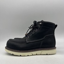 Wolverine I-90 DuraShocks W201143 Men Black Leather Lace Up Work Boots Sz 9.5 M - £59.99 GBP