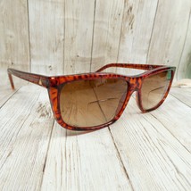 Liz Claiborne Red Animal Print Tinted Sunglasses w/Bifocal +1.00 Size 56... - $21.75