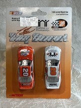 Tony Stewart #20 Habitat For Humanity 1/64 Action 2 Car Set Diecast 1999 NASCAR - £7.72 GBP