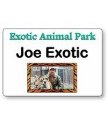 TIGER KING JOE EXOTIC ANIMAL PARK NAME BADGE PROP HALLOWEEN COSTUME MAGN... - $298.65 MXN