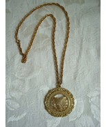 Gold-tone Eagle Pendant ~ Rhinestones ~ Royal - £7.86 GBP