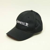 GUINESS Beer Men&#39;s Adjustable Strap Back Black Baseball Hat Cap Nissin Tag - £11.64 GBP