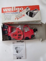 Paio Wellgo Action RC-9203 senza Gabbia Pedali Rosso 9/16 IN X 20 Tpi Bo... - £45.46 GBP