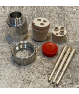 Pipe to Fitting Pressure Gauge Adapter Clamp Connector Kit - €40,66 EUR