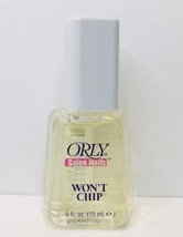 Vintage ORLY Salon Nails WON&#39;T CHIP Top Coat (ORIGINAL BOTTLE) Collectib... - £11.74 GBP