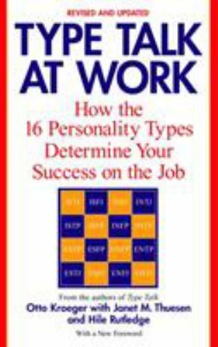 Type Talk at Work; Revised: How the 16 Person- paperback, 9780440509288,... - $4.99
