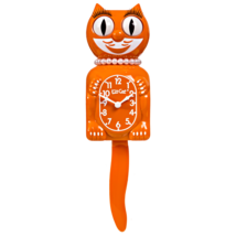 Festival Orange  Delight Lady Kit-Cat Klock (15.5″ high) Clock - £70.57 GBP