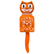 Festival Orange  Delight Lady Kit-Cat Klock (15.5″ high) Clock - $89.95