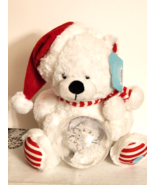Christmas Animated Musical Plush Polar Bear with LED Light-Up Snowball G... - $40.99 CAD