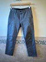 NWOT RAG &amp; BONE Gray Marbled Cotton Blend Trouser SZ 28 Made in USA - $78.21
