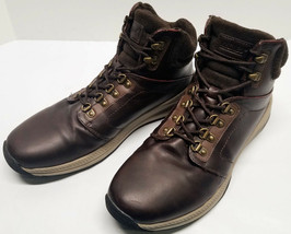 Khombu Men&#39;s Lightweight Memory Foam Nick Leather Hiker Boot - Brown - Size 12 - £13.09 GBP