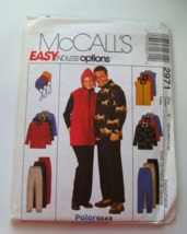 McCall&#39;s Pattern 2971 Misses Mens Jacket Vest Top Pants &amp; Hat S-M-L Uncut - £7.97 GBP