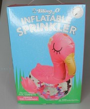 Bling2o Inflatable Kids Boys Girls Summer Sprinkler -Frieda The Flamingo W/ Pump - £22.56 GBP