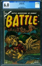 Battle #24 CGC 6.0 1953 War comic book- Atlas- Iwo Jima 3712147018 - $407.40