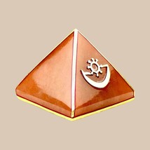 Natural Orange Jade Pyramid For Self Confidence - Big Size - £215.60 GBP