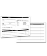 Customer Pet Profile Information 4 x 6 Grooming Cards 50 Pack Vet Groome... - £18.90 GBP