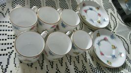 Rose Pansy by Crown Staffordshire Coffee Set 5 PCS, 6 PCS, Creamer Compa... - $54.87+