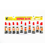 Super Glue Adhesive Bonding Glues 10 Pack Plastic Rubber Wood Metal Adhe... - $8.21 CAD