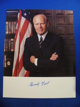 GERALD FORD 38TH PRESIDENT OF THE UNITED STATES SIGNED AUTO 8X10 PHOTO J... - £159.49 GBP