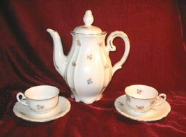 Germany US Zone Tea Set Saucer Cup Teapot Porcelain IJB - £39.22 GBP