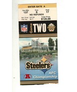 2004 AFC Championship Ticket Patriots @ Steelers Tom Brady Flu Game vs B... - £544.93 GBP