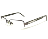HUGO BOSS Eyeglasses Frames 0228/U 31C Gray Green Rectangular Half Rim 5... - $37.18