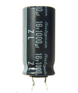 100 pcs Rubycon ZL 1000uf 16v 105C Radial Capacitor NEW - $16.76