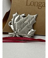 New! Longaberger Holiday 2005 25th Anniversary Tie-On - 25Yrs. of Holida... - £4.51 GBP