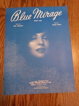 Vintage 1954 &quot;Blue Mirage (Don&#39;t Go)&quot; Sheet Music - £14.88 GBP