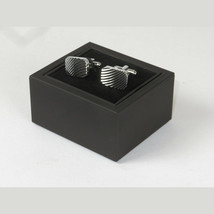 Mens Cufflinks by Vitorofolo Use for French Cuff Shirt V29-5 Silver Plated image 4