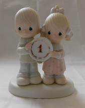 Enesco Precious Moments 1983 E2854 God Blessed Our Year Together 1st Ann... - £7.69 GBP