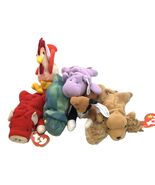 TY Beanie Baby McDonald&#39;s Happy Meal Lot of 6 Spunky Snort Happy Iggy St... - $11.95