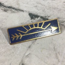 Vintage Cub Boy Scout Lapel Pin Badge Rising Sun Arrow of Light Blue &amp; G... - $11.88