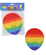 7 INCH RAINBOW ALIEN BUBBLE POPPERS SILICONE STRESS RELIEVER TOY ty502 n... - $12.92 CAD