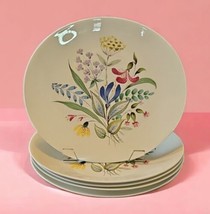 Eva Zeisel Hallcraft BOUQUET  11 1/8 in Dinner Plates Hall China Co Set of 5 - £87.25 GBP
