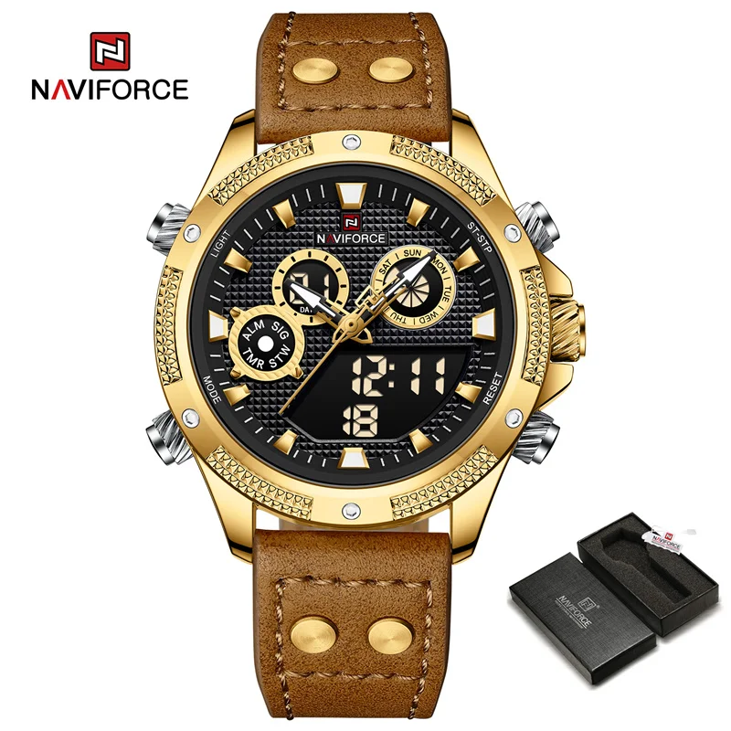   Military Watch For Men Analog Digital Waterproof Quartz Wristwatch Sport Male  - $48.00