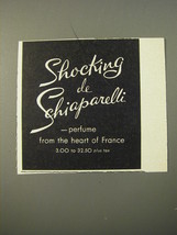 1954 Shocking de Schiaparelli Perfume Advertisement - £14.50 GBP